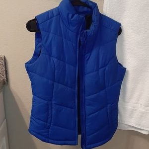 Aeropostale bright blue puffer vest